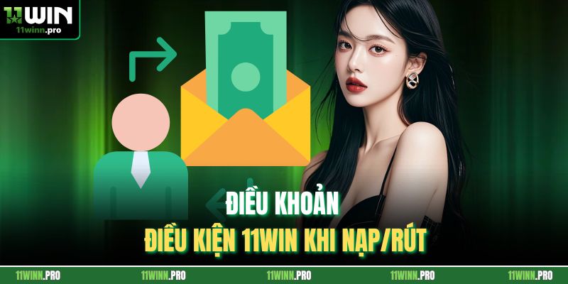Điều khoản điều kiện 11Win khi nạp/rút