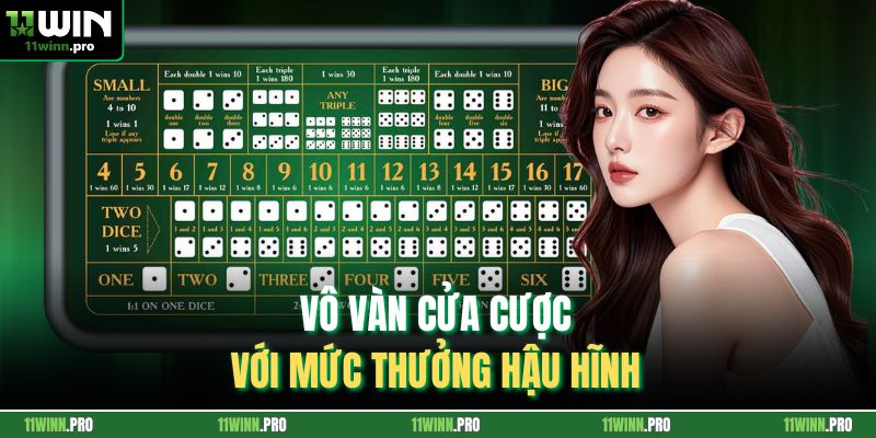 Vô vàn cửa cược với mức thưởng hậu hĩnh